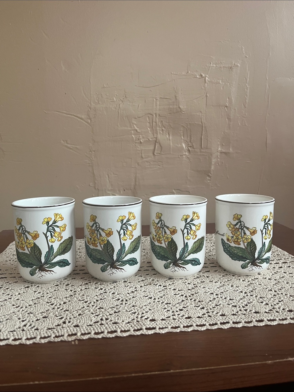 Billers & Boch Botanical, Mugs, Rare,